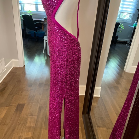 Aqua Dress Gown - Picture 2 of 4